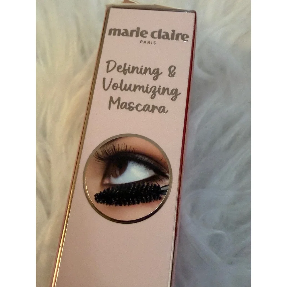 Marie Claire Paris Defining & Volumizing Mascara Jet Black 8ml Argan Oil Infused